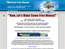 Tablet Screenshot of mortensfreemoney.com